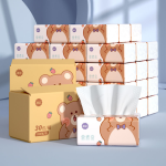 Douyin Trendy Large Flower Tissue Box (Full Box) - Affordable Household Paper Towels, Napkins, Baby Face Wipes, Toilet Paper Set - Image 10