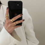Vintage Minimalist Bestie Ring – INS Trendy Style - Image 9