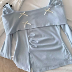 Off-Shoulder Top – Women’s Playful Outfit - Image 12