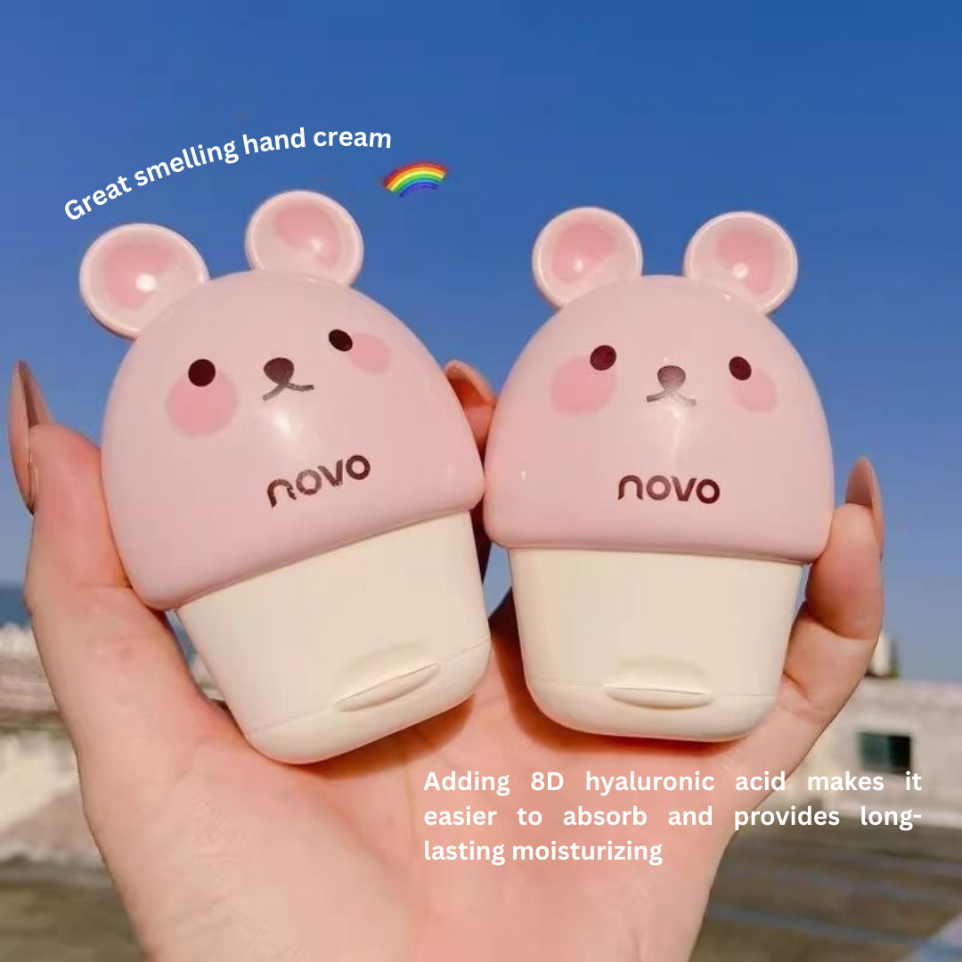 1_6df969f0-babc-4f97-9f45-4038afebbe67 NOVO Bear Fragrance Hand Cream – Moisturizing, Hydrating, Non-Greasy, Anti-Dryness for Men and Women - Image 1