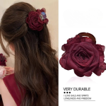 Camellia Flower Claw Clip – Elegant Hair Clip for Half-Up Styles - Image 3