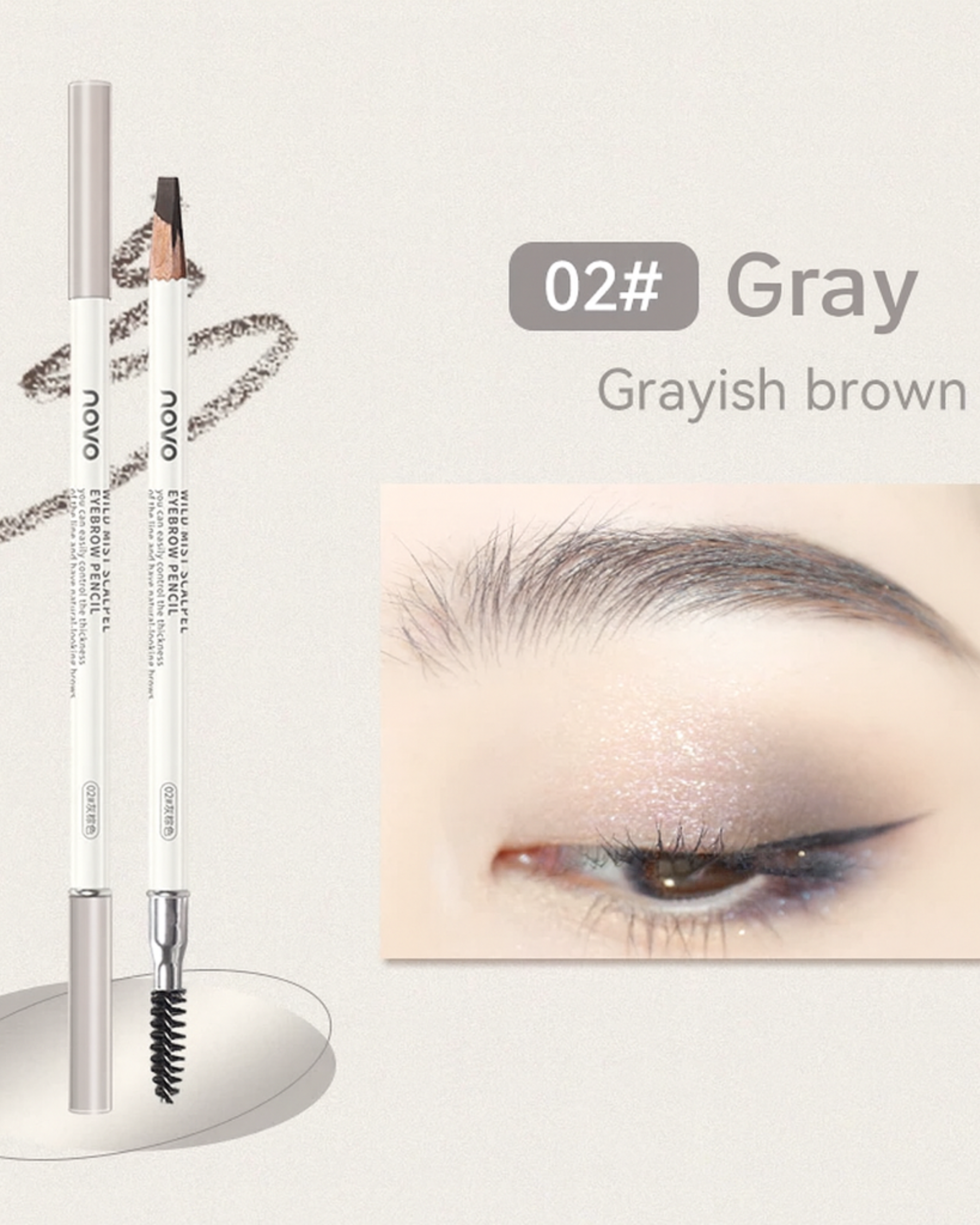 1_80e3435a-2542-4bf9-a04d-1367b007752a Hard Core Waterproof Eyebrow Pencil - Image 1