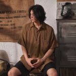 Vintage Niche Short Sleeve Shirt for Men - Draping Effect Casual Shirt - Image 3