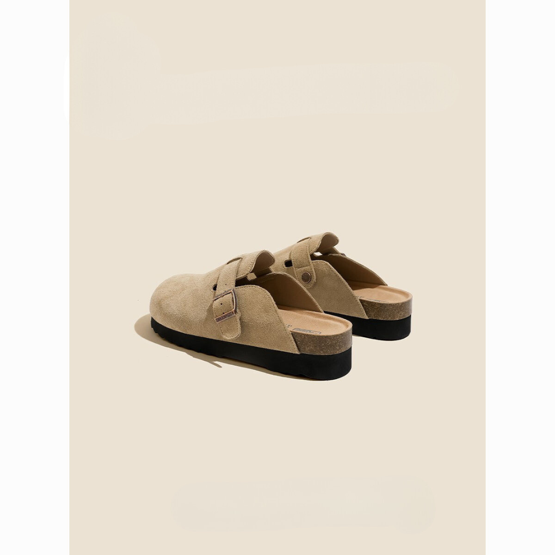 1_9756e6d7-b12d-40d7-af79-a2795fb4b3ef Women’s Platform Birken Clogs - Soft Cork Thick-Soled Slip-Ons - Image 1
