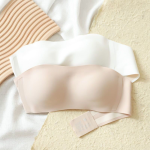 Strapless Tube Top Bra for Women – Thin, Non-Slip, Invisible Chest Wrap with Side Support - Image 3