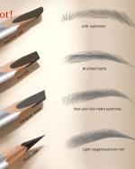 Waterproof Hard Tip Eyebrow Pencil for Natural Hair-Like Brows - Image 3
