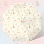 Floral Heart Print Auto Folding Umbrella - UV Protection & Sun/Rain Use - Image 2