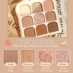 Novo 9 Colors Eyeshadow Palette: Earth Tone Matte, Glitter, and Pressed Pearls for Stunning, Long-Lasting Eye Makeup - Image 6