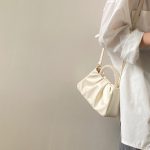 High End Pleated Cloud Portable Shoulder Crossbody Bag - Image 3