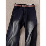 Vintage Gradient Flare Denim Jeans - Image 4