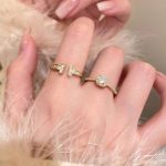 Round Pig Nose Open Ring for Women – Fashionable Statement Finger Ring - Image 5