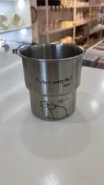 Cute Cat Doodle Stainless Steel Portable Travel Cup - Image 8