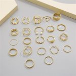 22PCS Butterfly Open Ring Set – Heart Joint Rings - Image 5