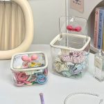 Hair Accessories Storage Box – Clear Organizer for Girls’ Hair Ties, Clips, and Jewelry - Image 4