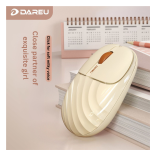 Dareu Wave Pattern Wireless Mouse – Silent, Rechargeable, Bluetooth & 2.4G, Universal for Desktop & Laptop - Image 2
