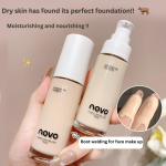 NOVO Long-Lasting Foundation with Concealer – Hydrating Matte Finish BB Cream - Image 3