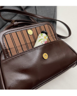 Vintage Plaid Toast Handbag Convertible Shoulder Crossbody Bag - Image 3