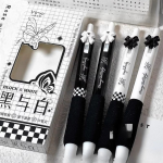 Kaba Bear Ink Dance Gel Pen - 0.5mm Black Pen with Butterfly Design - Image 2
