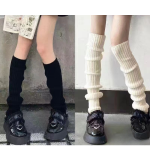 Lolita Knit Over-the-Knee Socks | Slimming & Versatile Mid-Length Japanese JK Calf Covers for Women - Image 3