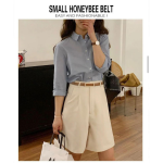 High-End Women’s Genuine Leather Waist Belt – Minimalist Black Fashion Belt for Dress Pants - Image 4