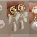 Vintage French Tassel Pearl Earrings – Light Luxury Statement Jewelry - Image 10
