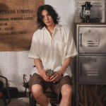 Vintage Niche Short Sleeve Shirt for Men - Draping Effect Casual Shirt - Image 5