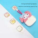 Sanrio Cartoon Square Adhesive Wall Hook – Creative No-Punch Hook for Home Use - Image 8