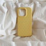 Korean INS Style Polka Dot Phone Case – Simple Solid Color Design - Image 7