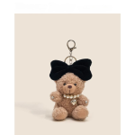 Original Plush Bear Keychain & Bag Charm, Cute Stuffed Animal Backpack Pendant for Girls - Image 2