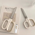 Deli Stainless Steel Effort-Saving Scissors - Multi-Size for Office, School, and Craft Use - Image 2