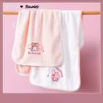 Coral Fleece Towel for Kids – Soft and Absorbent Sanrio-Style Face Towel - Image 3