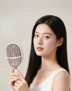 Curved Volume Lift Comb with Massage Cushion for Long and Curly Hair - Image 2