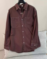 Men’s Casual Workwear Double-Pocket Long Sleeve Shirt - Image 2
