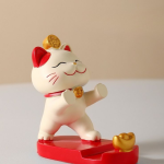 Cute Siamese Cat Phone Stand – Desktop & Bedside Decorative Holder - Image 6