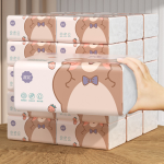 Douyin Trendy Large Flower Tissue Box (Full Box) - Affordable Household Paper Towels, Napkins, Baby Face Wipes, Toilet Paper Set - Image 6