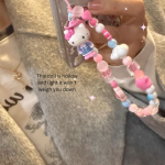 Hello Kitty Sweet Beaded Phone Chain - CCD Strap, Decorative Chain for Notebook, Gift Accessory - Image 2