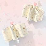 Floral Heart Print Auto Folding Umbrella - UV Protection & Sun/Rain Use - Image 3