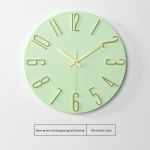 Trendy Minimalist Wall Clock - Creative Quartz Clock for Living Room, Modern Home Decor - Image 2