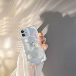French Retro 3D Butterfly Glitter Phone Case – Elegant Protective Cover - Image 3