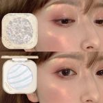 NOVO Highlighter Powder: Shimmer powder for brightening the face, creating a 3D contour, nose shadow, and side shadow. Fine shimmer and pearlescent finish, ideal for contouring. - Image 6