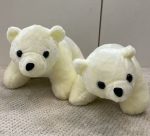White Polar Bear Stuffed Animal Plush Toy - Image 3