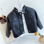 Faux Leather Biker Jacket - Image 7
