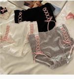 Women's Mid-Rise Cotton Briefs with Bow – Soft, Breathable, Antibacterial Underwear - Image 6