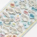 3D Crystal Resin Embossed Acrylic Cat DIY Sticker – Clear Glossy Decorative Decal - Image 6