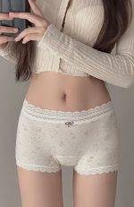 Women 10A Antibacterial Seamless Cotton Boxer Briefs - Image 10