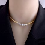 Minimal Luxury Titanium Steel Collarbone Necklace Elegant Design - Image 8