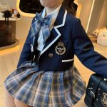 Girls Preppy School Uniform Set - Image 2