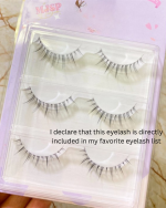 Natural False Eyelashes – A07 Transparent Band Anime Barbie Demon Style - Image 7