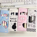 Kaba Bear Ink Dance Gel Pen - 0.5mm Black Pen with Butterfly Design - Image 3