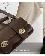 Vintage Style Small Crossbody Top Handle Bag - Image 18